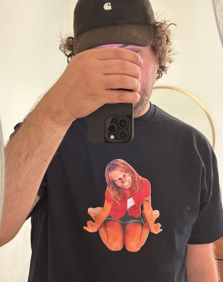 Aphex Twin Britney Spears mashup tee