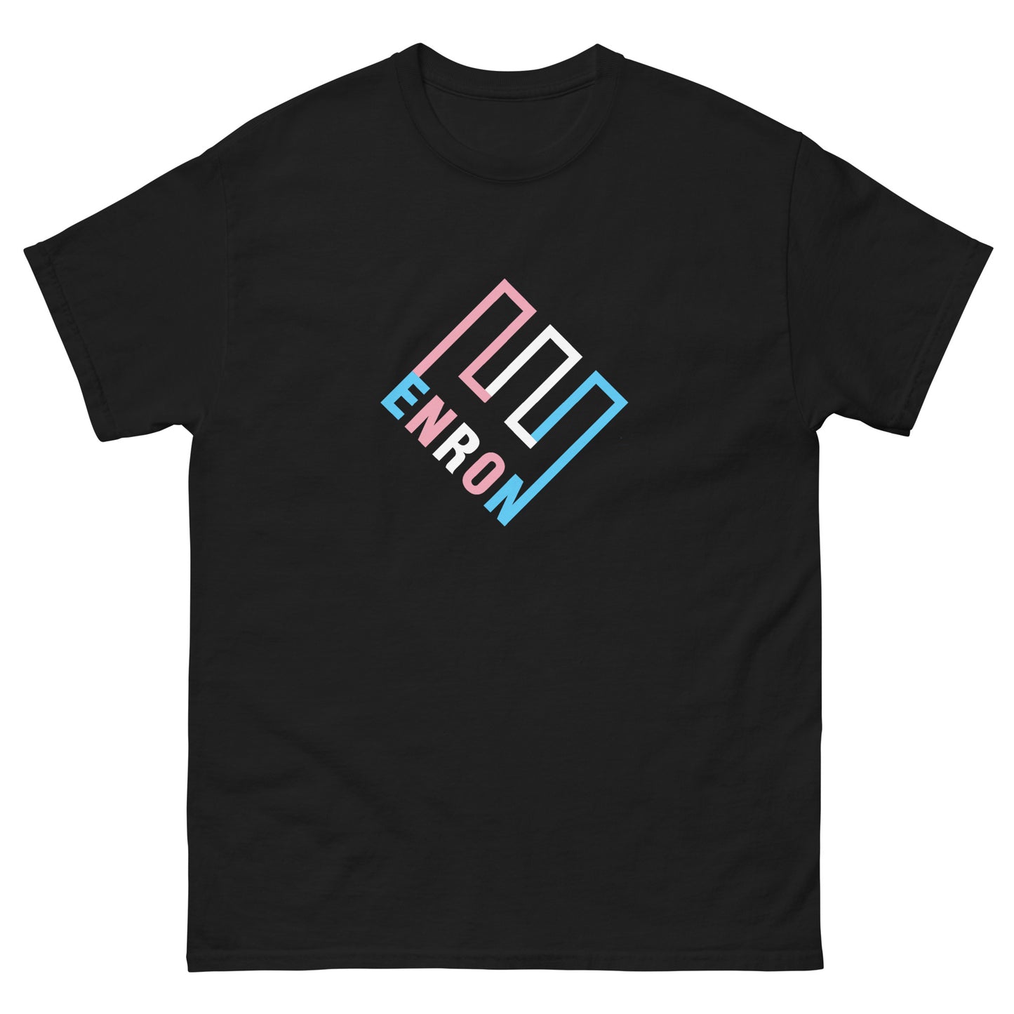 Enron trans pride t-shirt